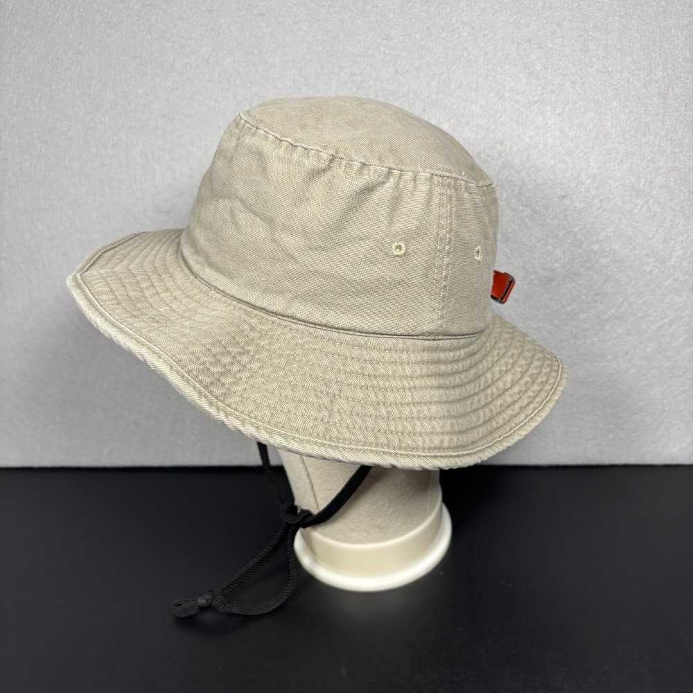 REI Beige Bucket Sun Hat Unisex Adult Small Cotton Outdoor Hiking Coolmax